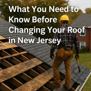 What You Need to Know Before Changing Your Roof in New Jersey